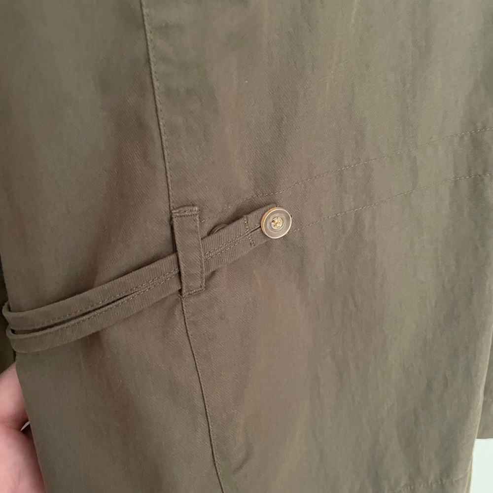 Talbots Olive Brown Light Jacket 16w - image 4